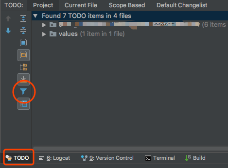 TODO In Android Studio